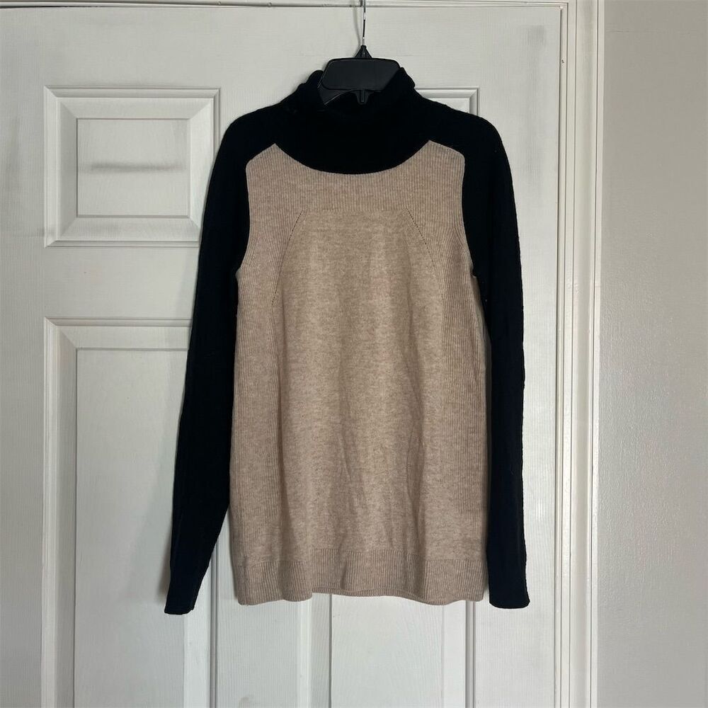Vince Women's XS Multicolor Cashmere Turtleneck Sweater Long Sleeve